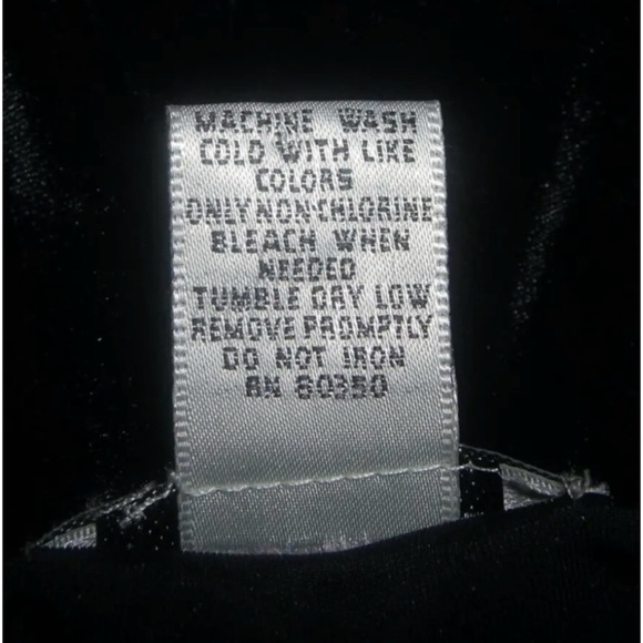 Vintage 90's Gantos Blouse Black Crushed Velvet Goth Gothic Grunge egirl ALT y2k - Picture 8 of 9